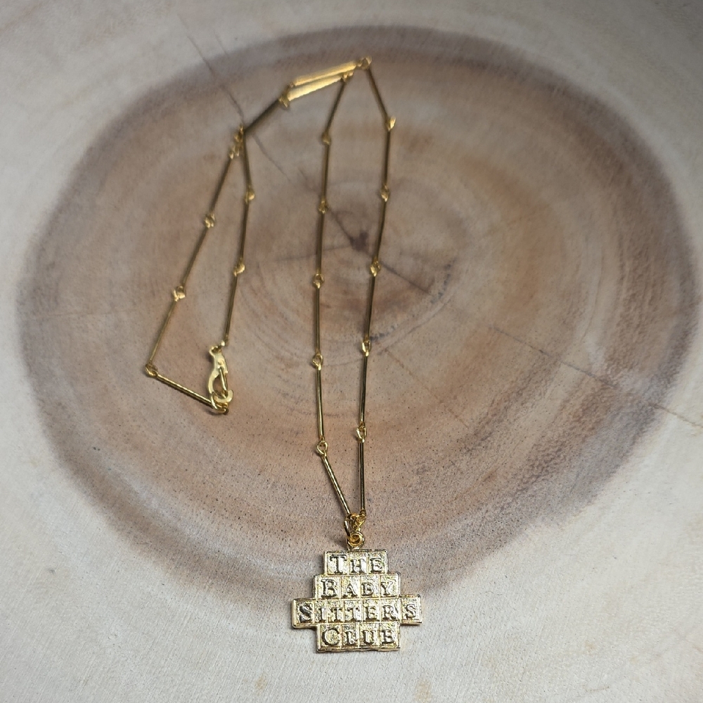 Gold Plated Vintage The Baby Sitters Club Pendant - Picture 4 of 7